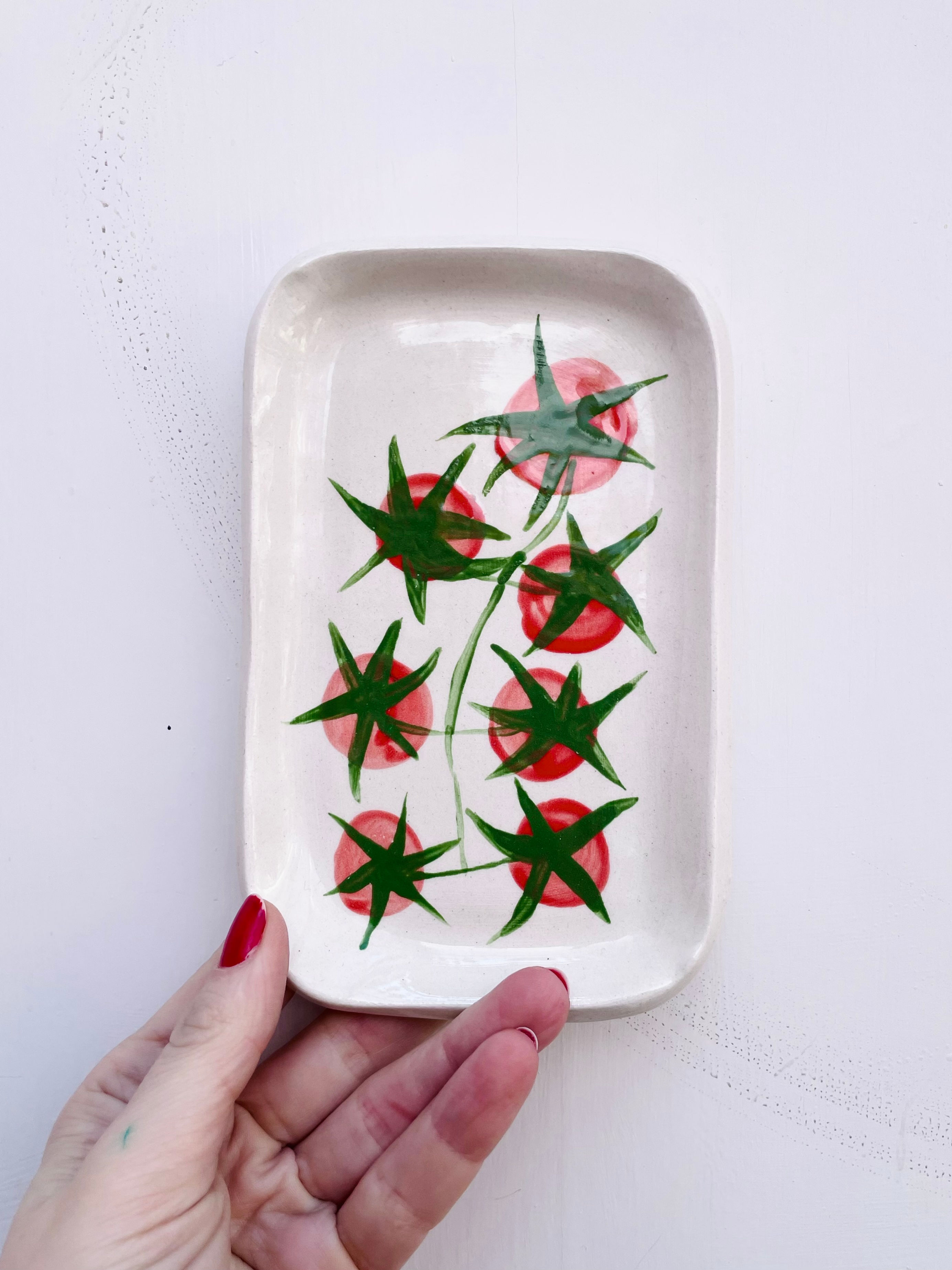 Tomatoes, really cute little plate no.2