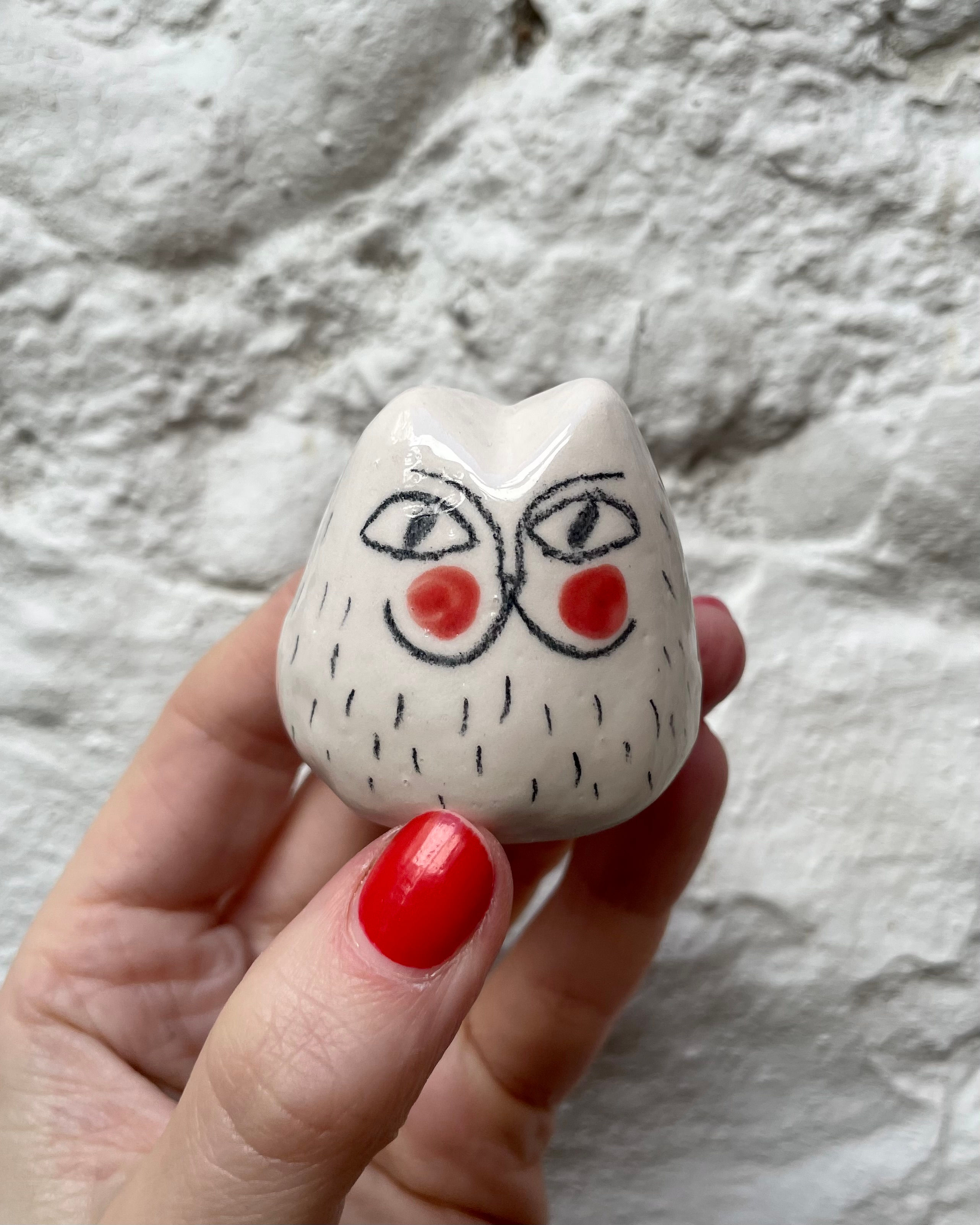 Medium ceramic reverse figurine