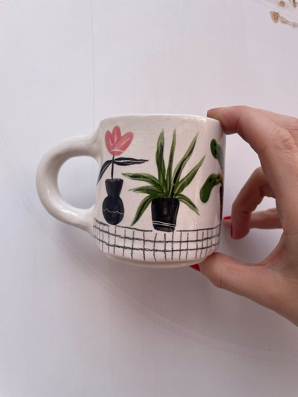 Thumbnail: City jungle, ceramic illustrated mug