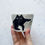 Thumbnail: Black, tabby and a plant , ceramic mug without a handle