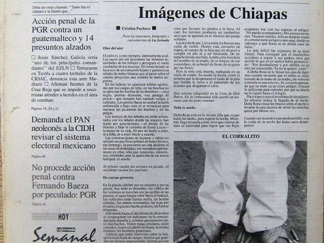 FOTOPERIODISMO MEXICANO: PORTADAS Y CONTRAPORTADAS DEL DIARIO "LA JORNADA", UNA FORMA DE H