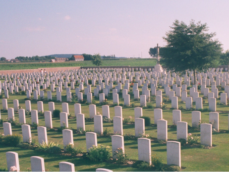 A cemetery near Ieper