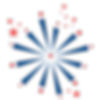 Blue Fireworks
