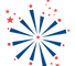 Blue Fireworks
