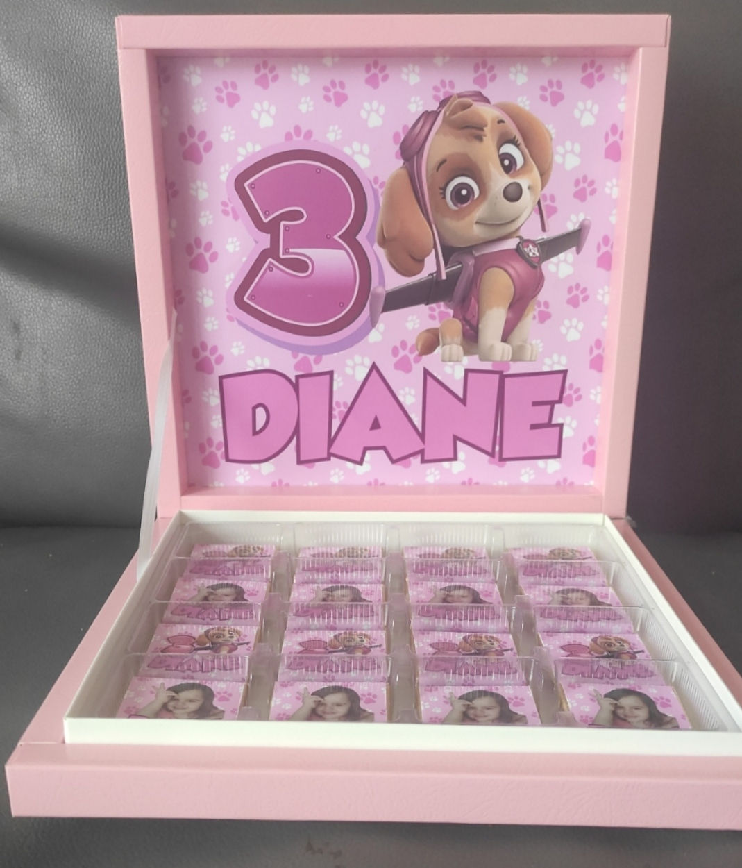 Boîte personnalisée 32 chocolats