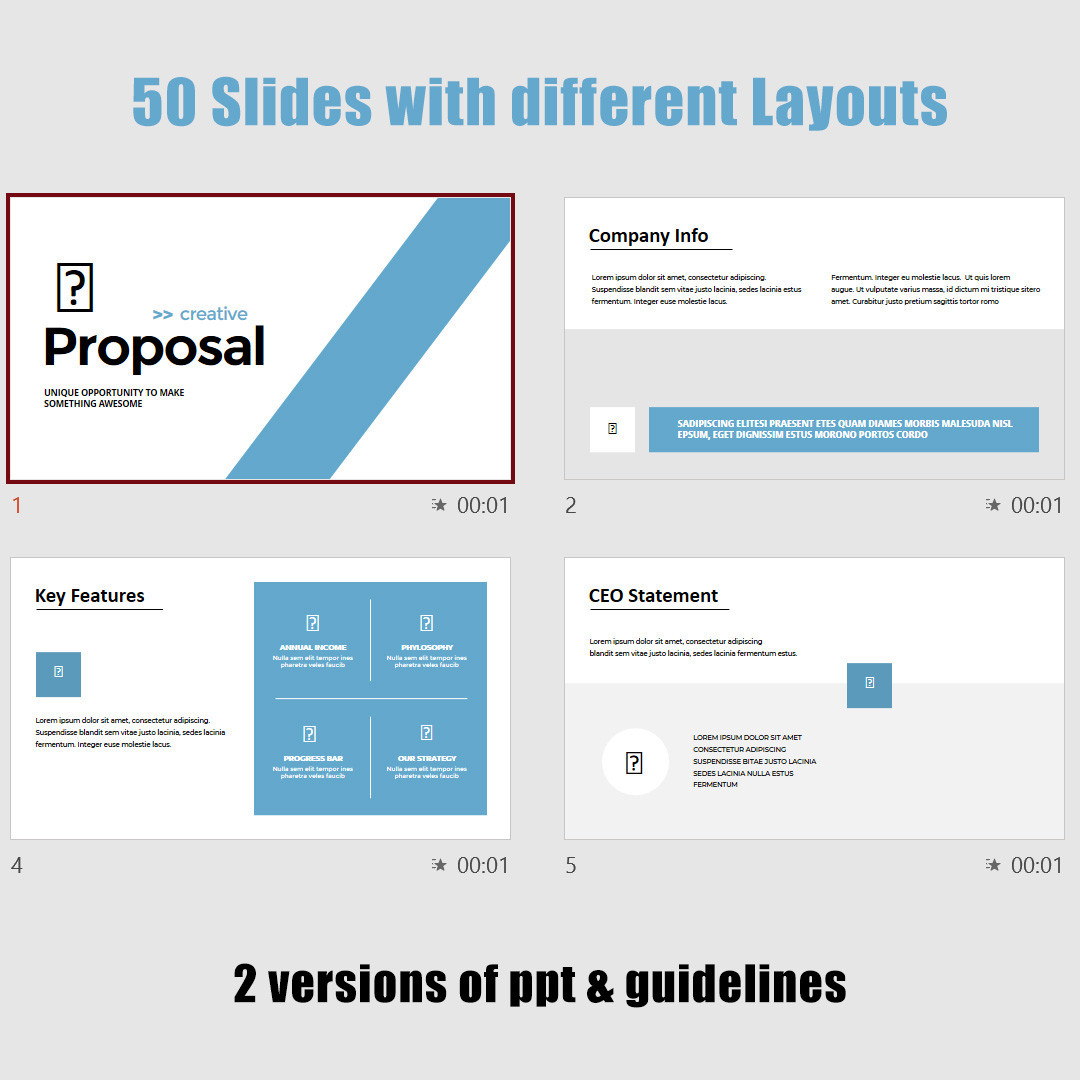 Creative Proposal PPT Template
