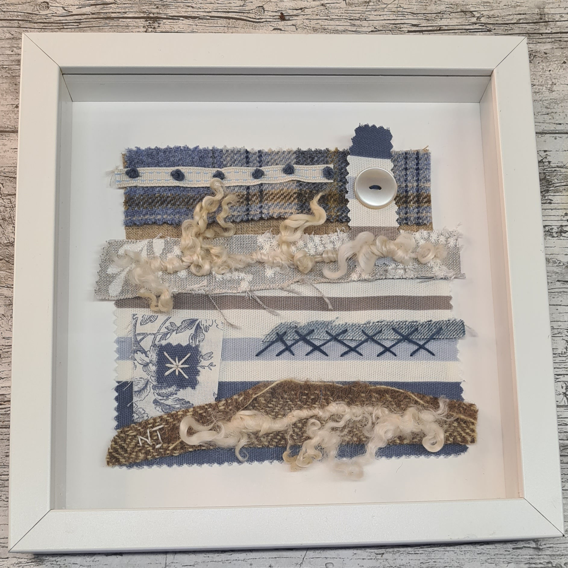 By the Sea, Fabric Collage