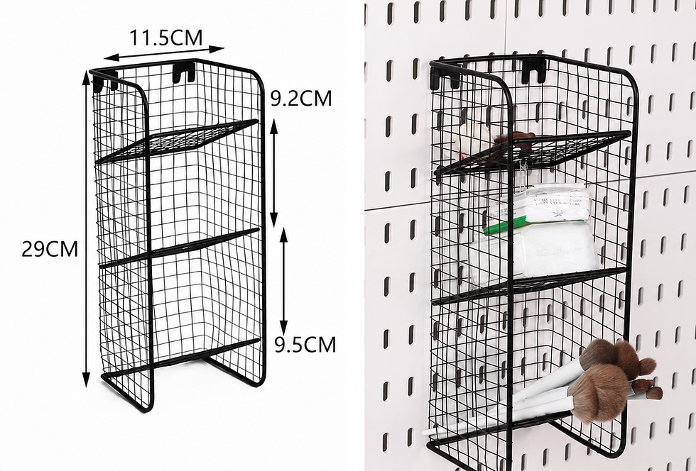 Miniatura: Canastas metálicas para pegboard