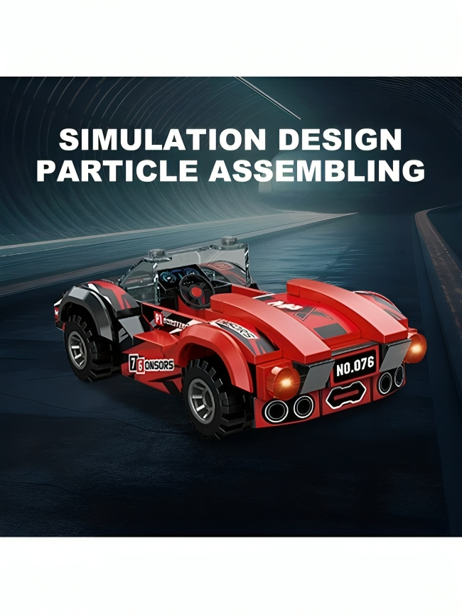 縮圖：Mini Blocks Racing Cars 2 types