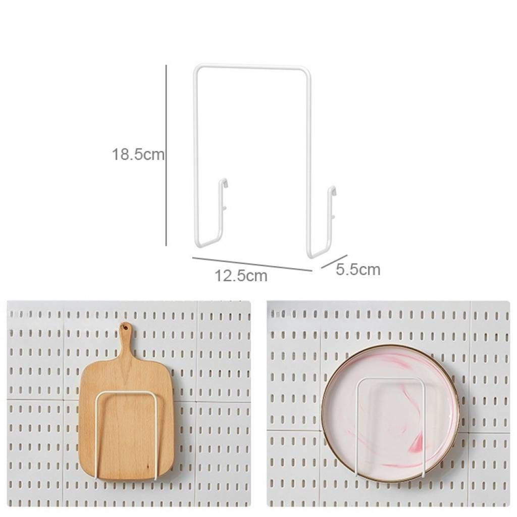Sostenedor de tablas para pegboard