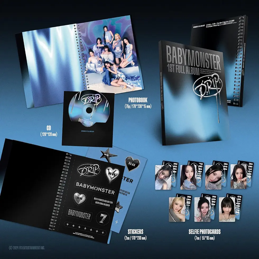 Miniatura: (YG SELECT) BABYMONSTER - [DRIP] 1st FULL Album (Random ver.)