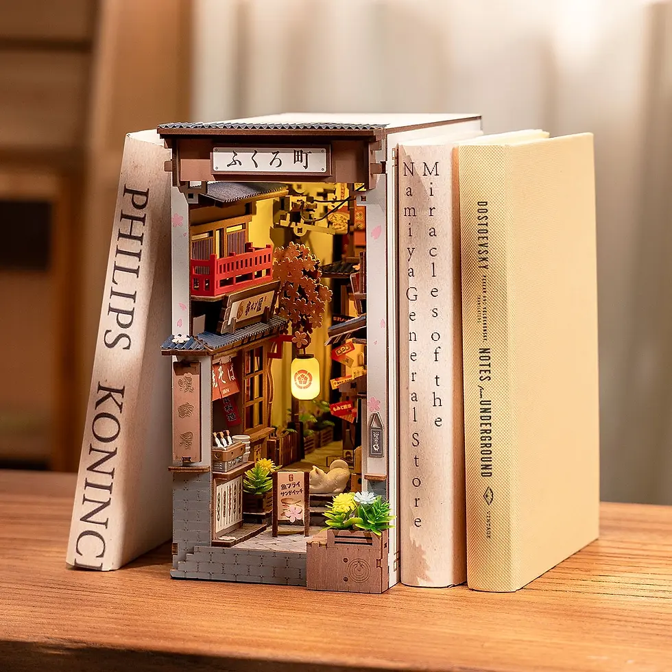 縮圖：Rolife - Book Nook Shelf Insert - Sakura Wine Alley TGB11