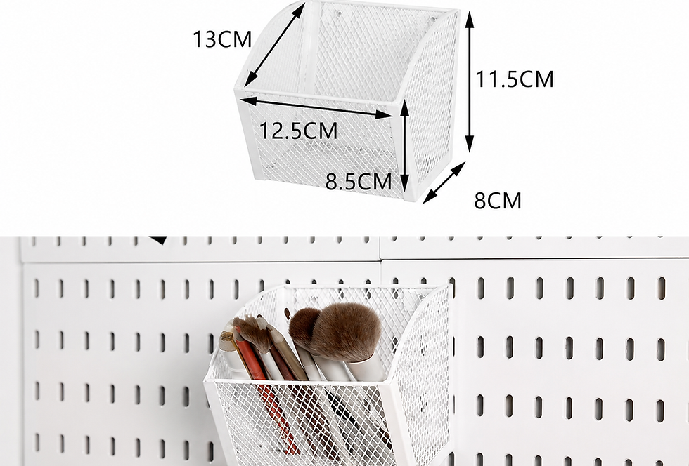 Miniatura: Canastas metálicas para pegboard