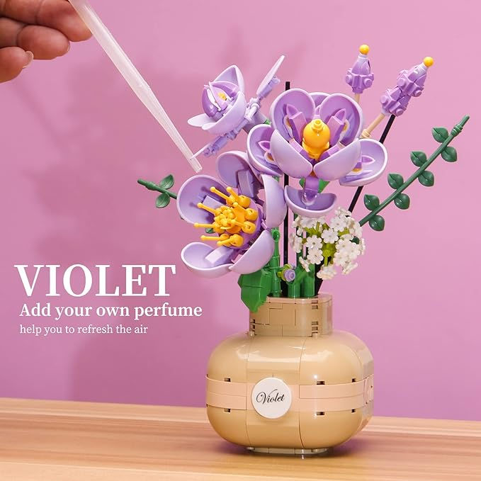縮圖：Violet Vase Building Kit 539PCS