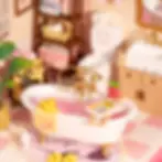 Miniatura: Rolife - Pop Bubble Bathroom DIY Miniature House DW014B
