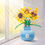 縮圖：Sunflowers Vase Building Kit Set 559PCS