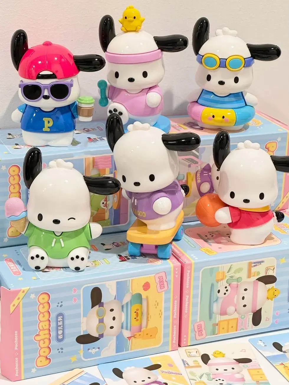 Miniatura: Sanrio Characters Pochacco Go Everywhere Series’s Kawaii Collectable Toys