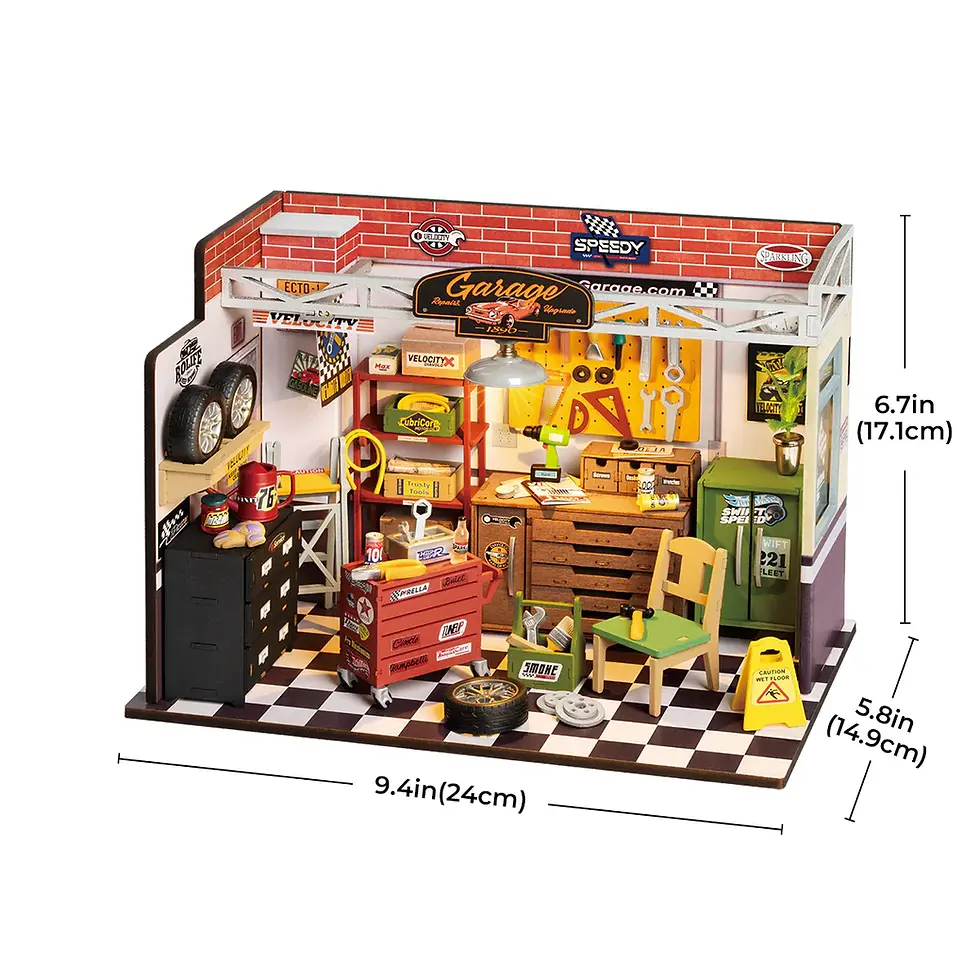 縮圖：Rolife - Garage Workshop DIY Miniature House Kit DG165