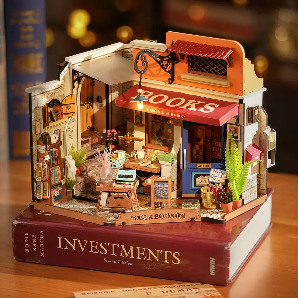 縮圖：Rolife - DIY Miniature House Kit - Corner Bookstore DG164