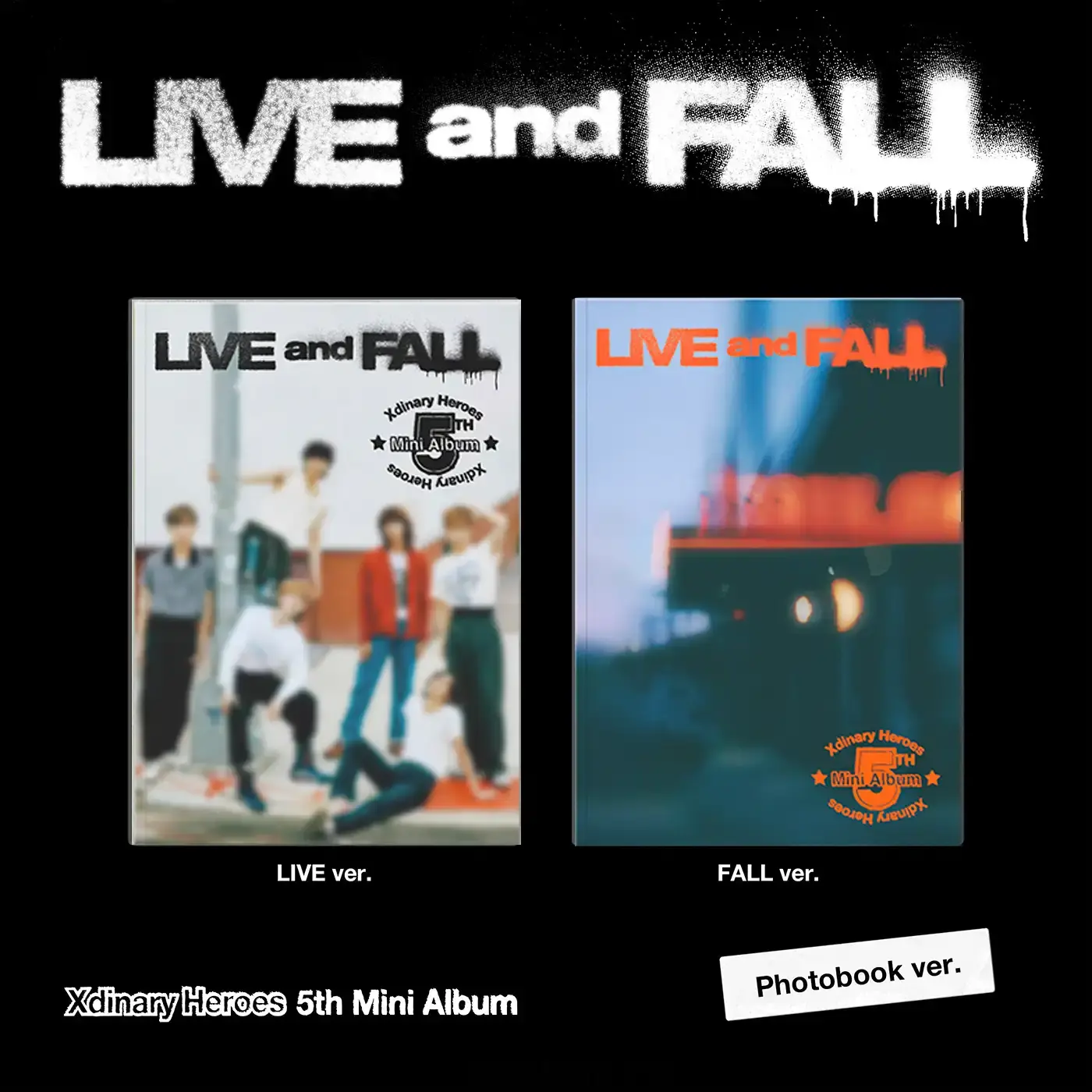 (soundwave) Xdinary Heroes - 5th Mini Album [LIVE and FALL] (Random ver.)