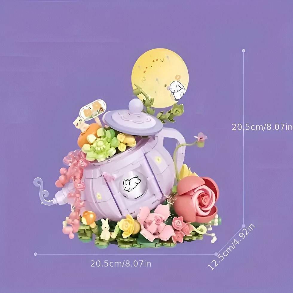 Miniatura: Moon Stream Tea Language Box Building Blocks 575PCS