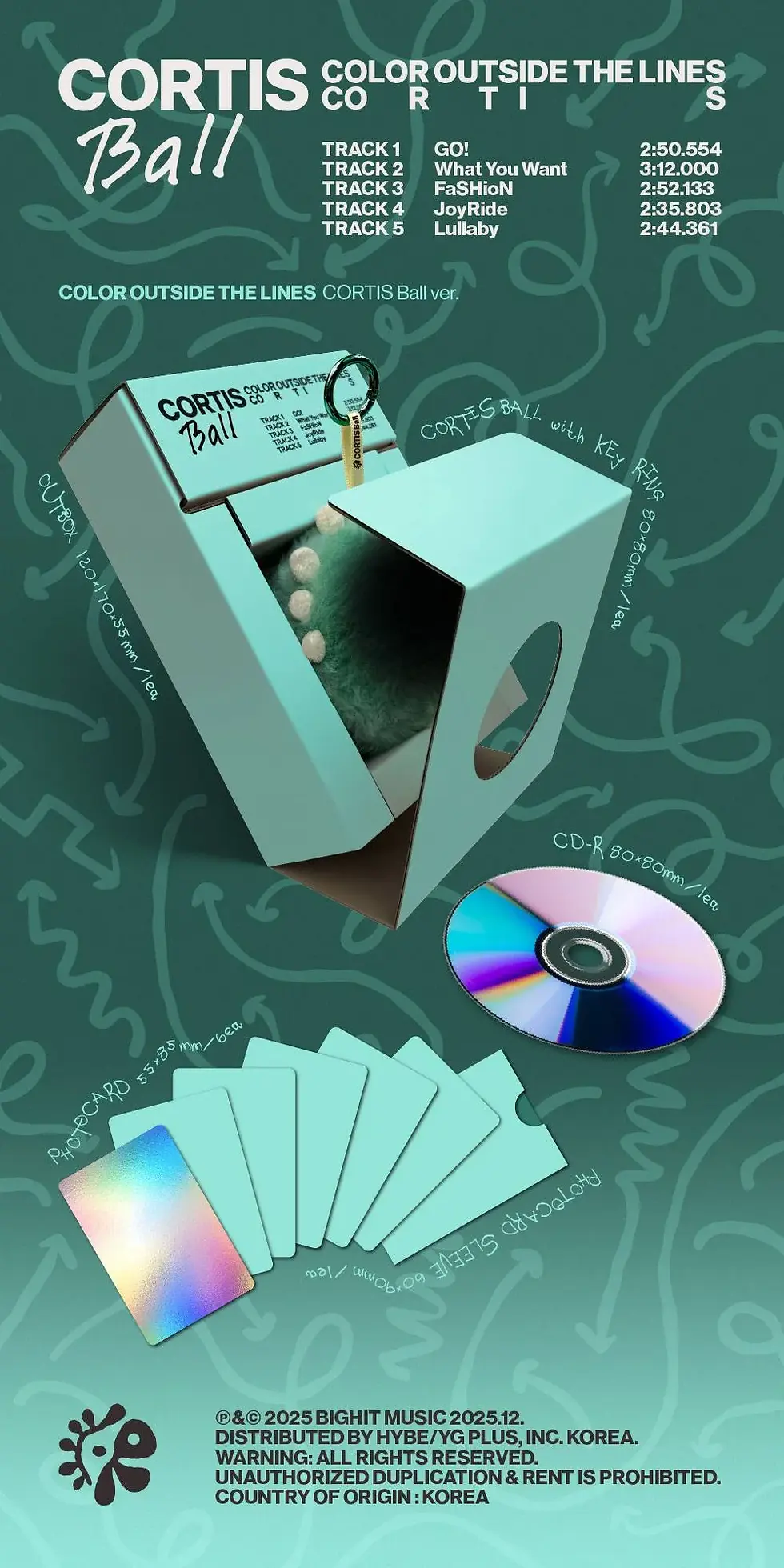 Miniatura: CORTIS - The 1st EP [COLOR OUTSIDE THE LINES] (CORTIS Ball ver.)
