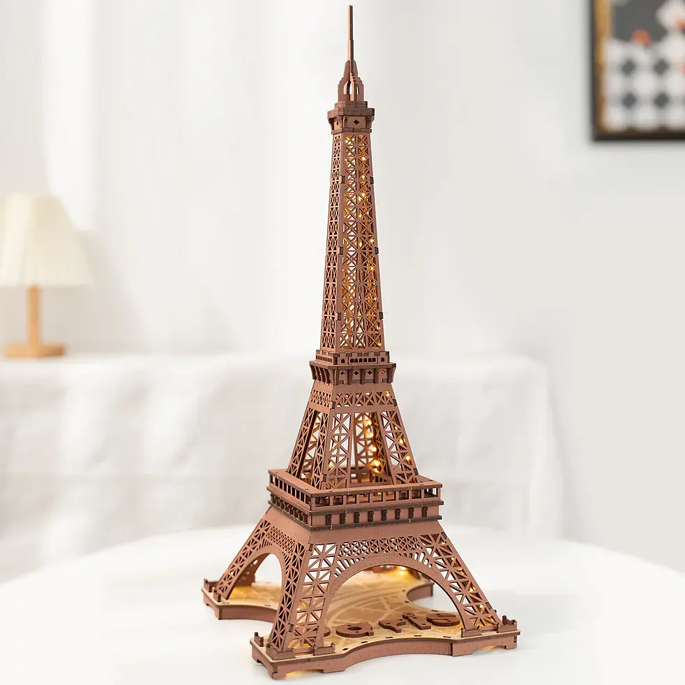 縮圖：Rolife - Night of the Eiffel Tower 3D Wooden Puzzle TGL01