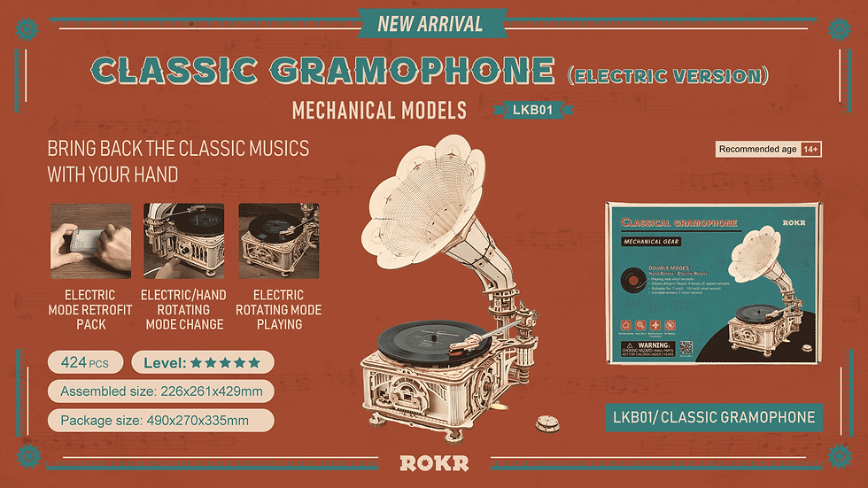 縮圖：ROKR - Classic Gramophone (Electric)