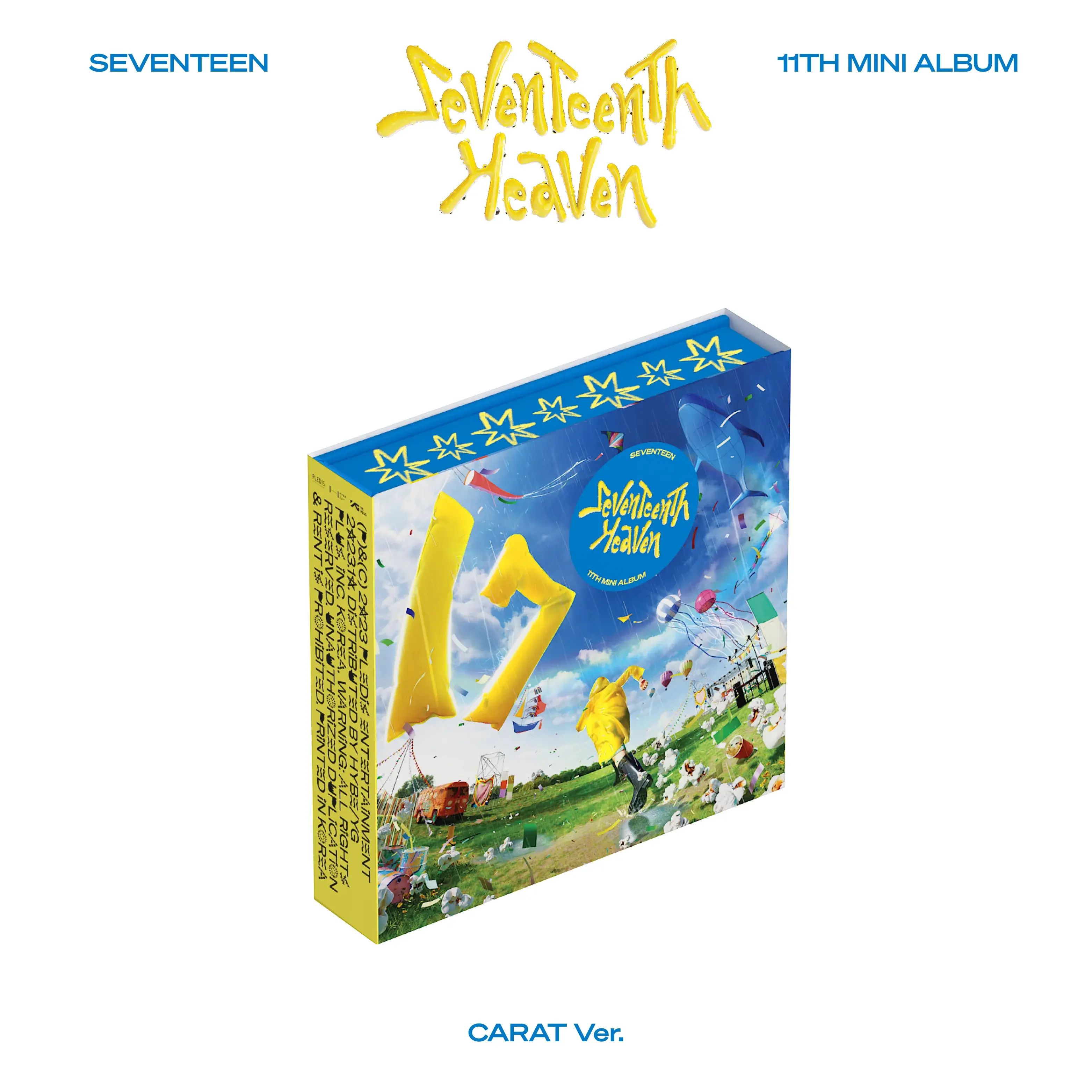 SEVENTEEN - 11TH MINI ALBUM [SEVENTEENTH HEAVEN] (CARAT Ver.) (Random Ver.)