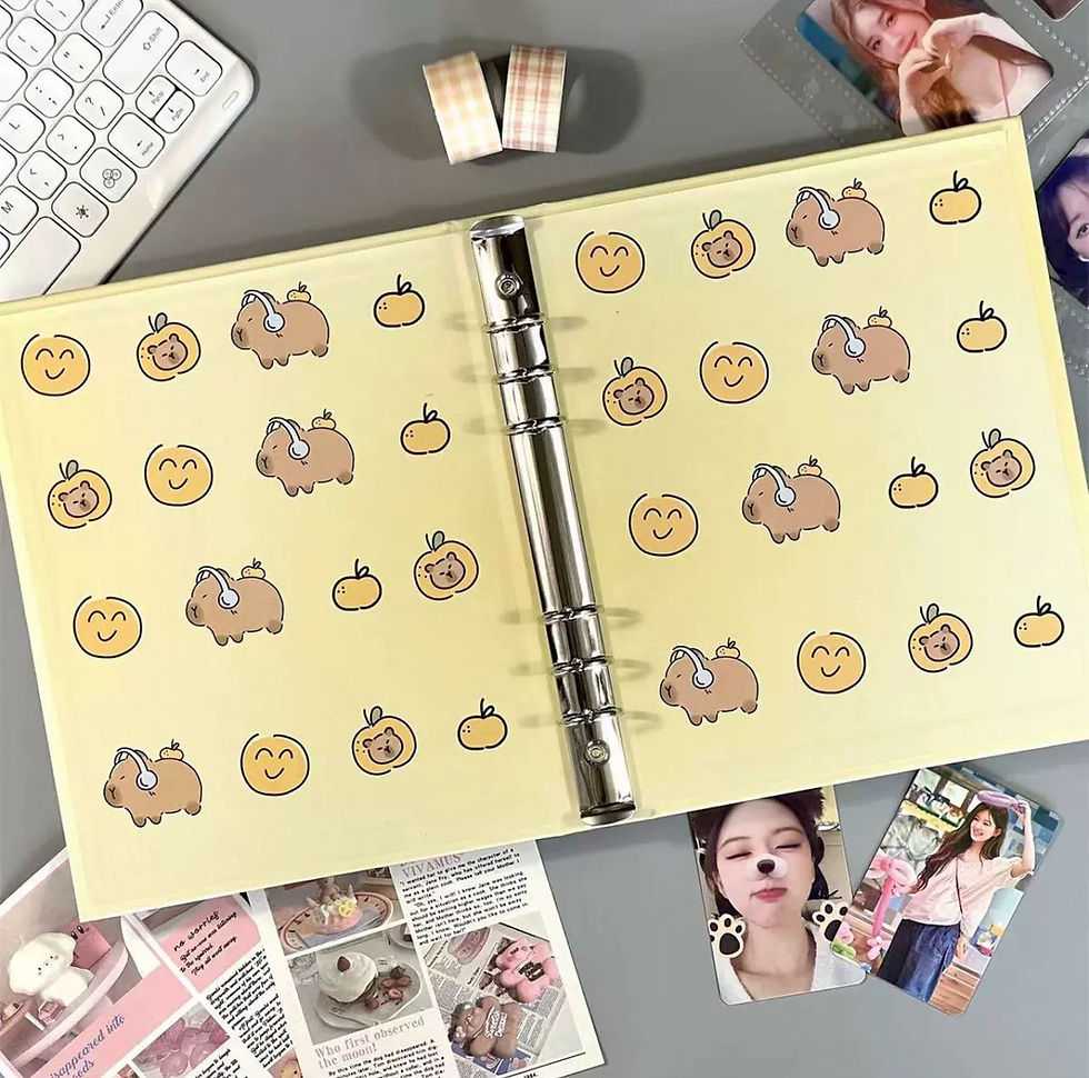 Miniatura: Binder A5 con estilo de capibara