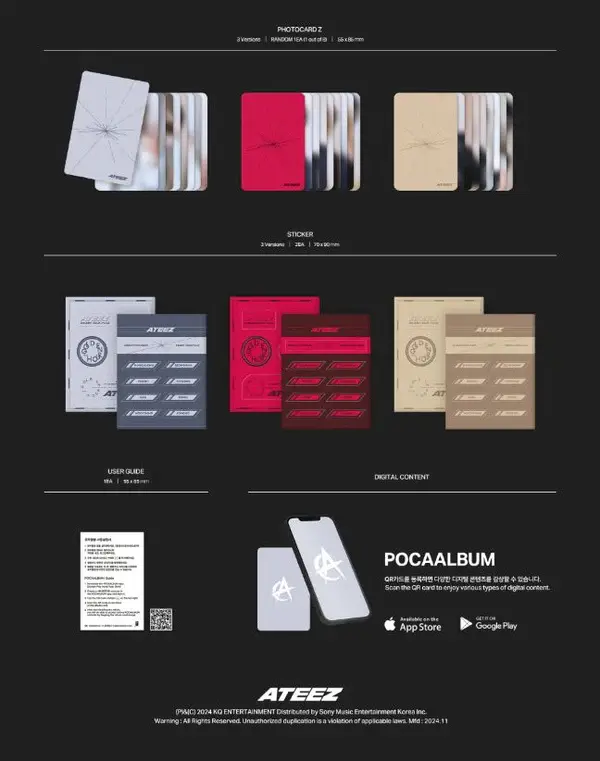 Miniatura: (MAKESTAR) ATEEZ - 11th Mini Album [GOLDEN HOUR : Part.2] (POCA Ver.) (Random)