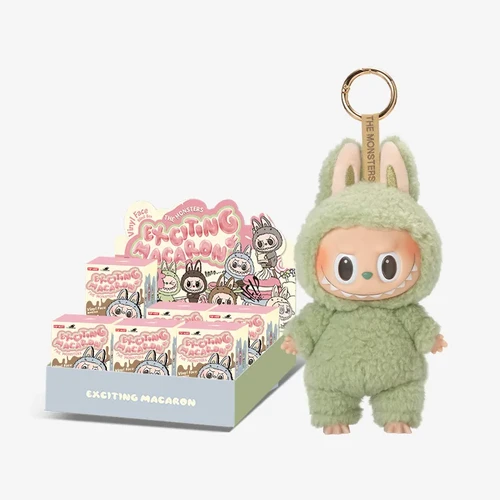 POP MART - THE MONSTERS - Exciting Macaron Vynil Face Labubu Blind
