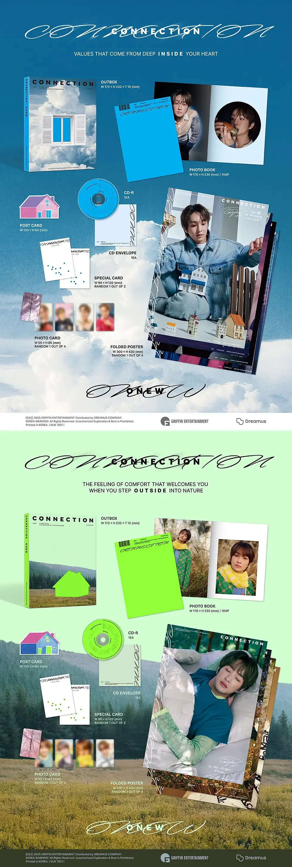 Miniatura: (MAKESTAR) ONEW (SHINee) - 4TH MINI ALBUM [CONNECTION] (Random ver.)