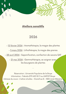 Ateliers 2026