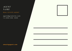 Example of Real Estate Agent Postcard Back