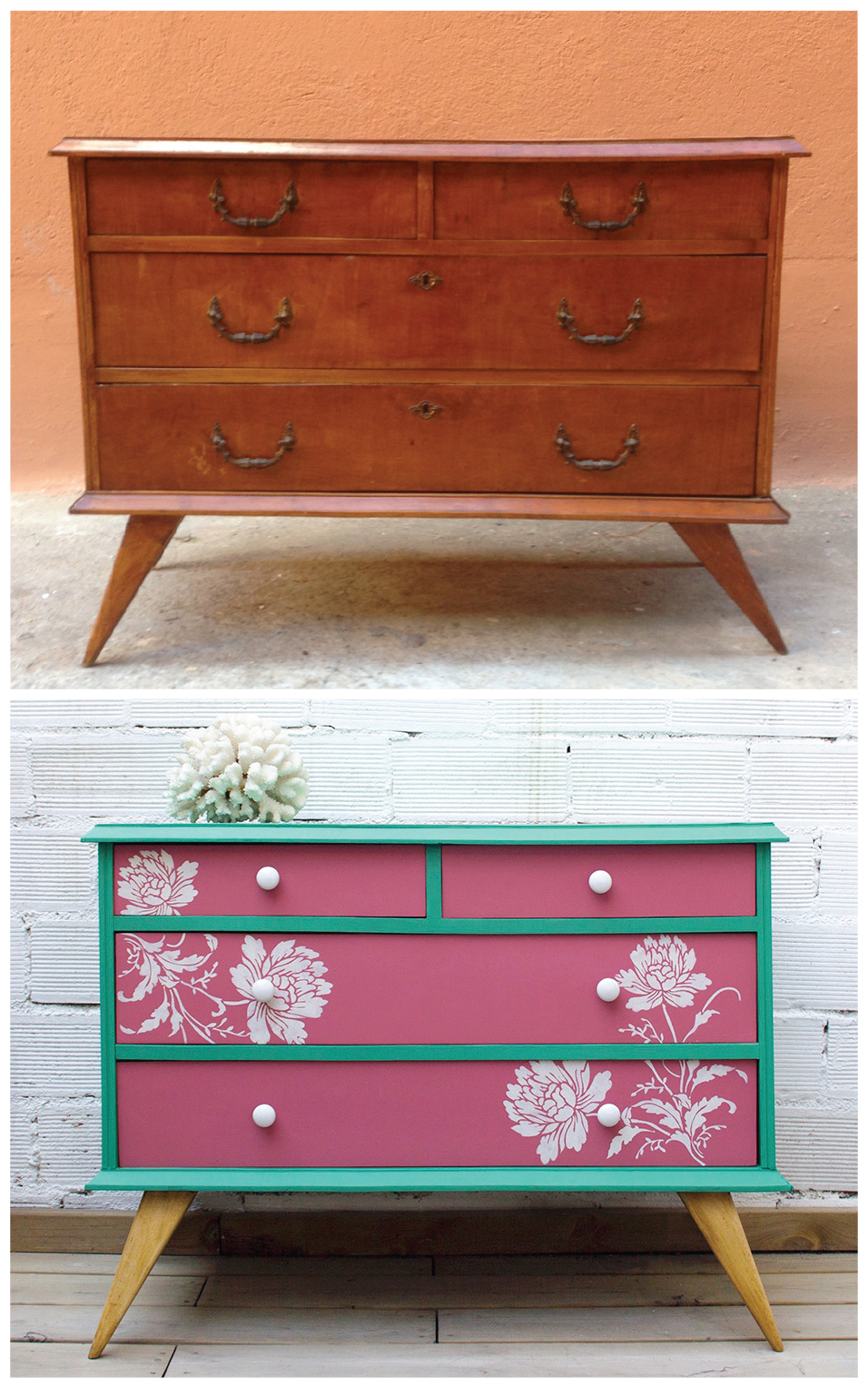 Cajonera años 50 renovada