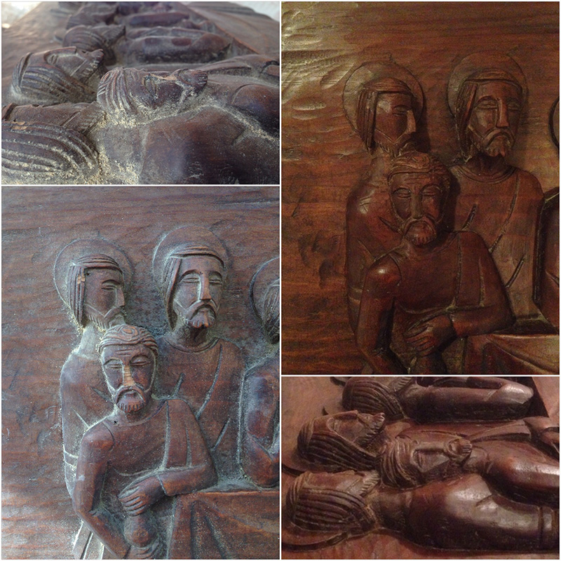 Relieve religioso restaurado