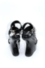 Thumbnail: Black Studded Platform Sandal Samples