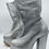 Thumbnail: Silver Platform Boot Sample