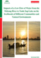 Study of the impact of low water flow from the Mekong River