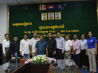 Provincial Government Meeting at Kompong Thom Province