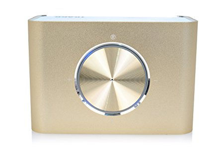 Awesome quality speaker! Great bass & perfect for on the go. Doubles as a power bank! Amazing!!!