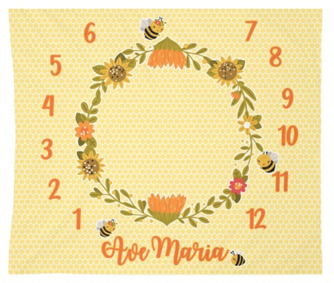 Bumble Bee Milestone Tapestry