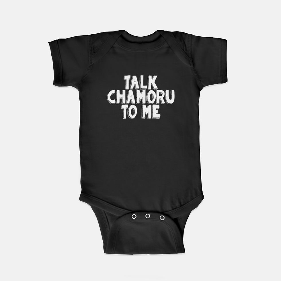 Thumbnail: Talk CHamoru To Me| Block Print Onesie