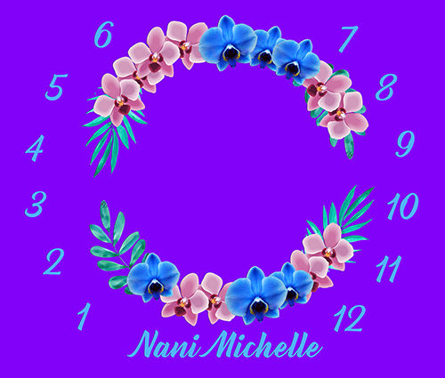 Orchid Milestone Tapestry