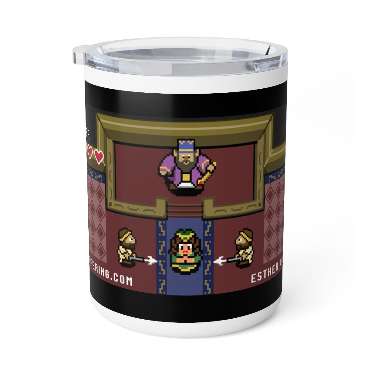 Insulated Coffee Mug - 16Bit Esther