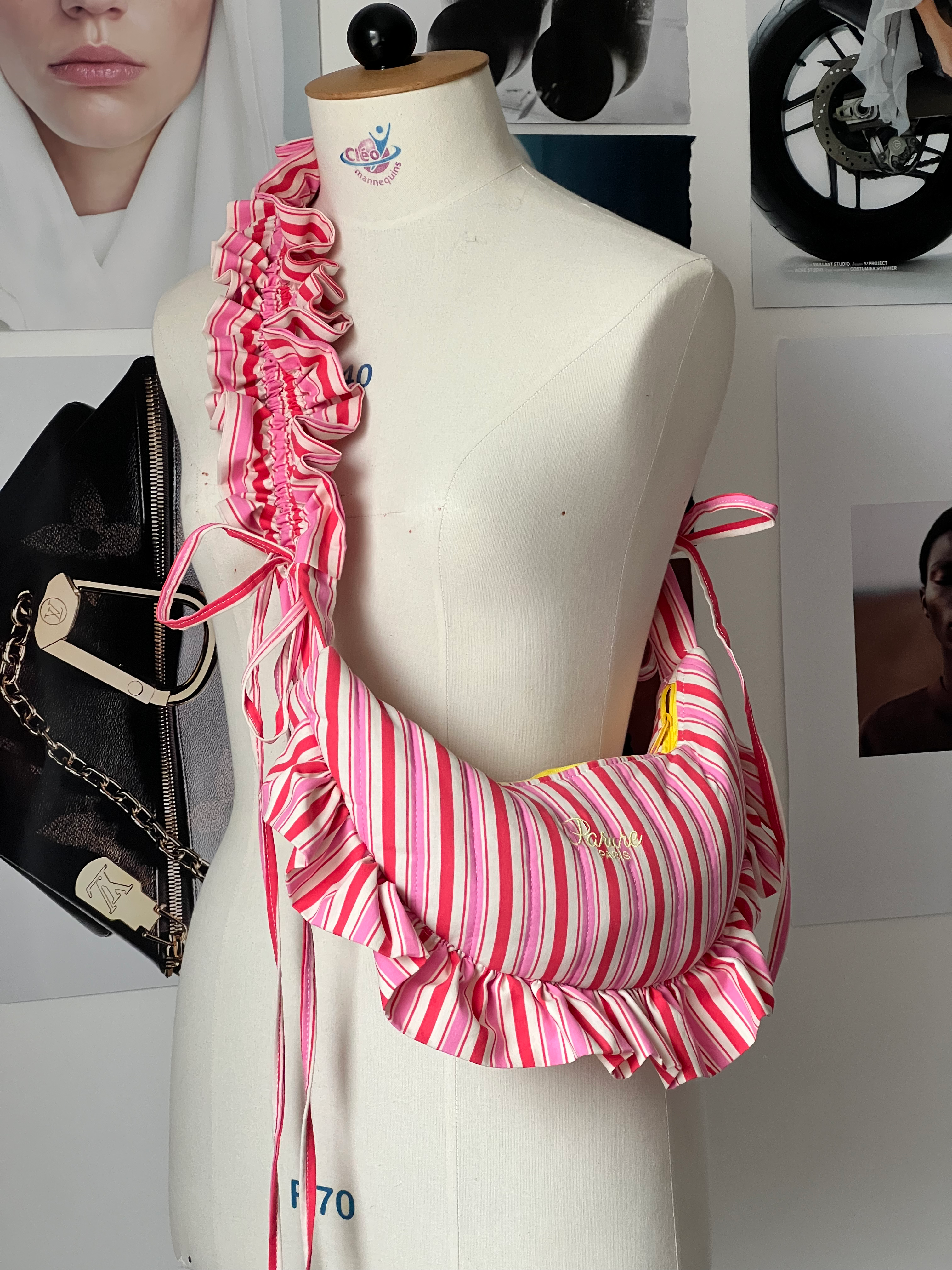 Le Petit Banane rayures rose