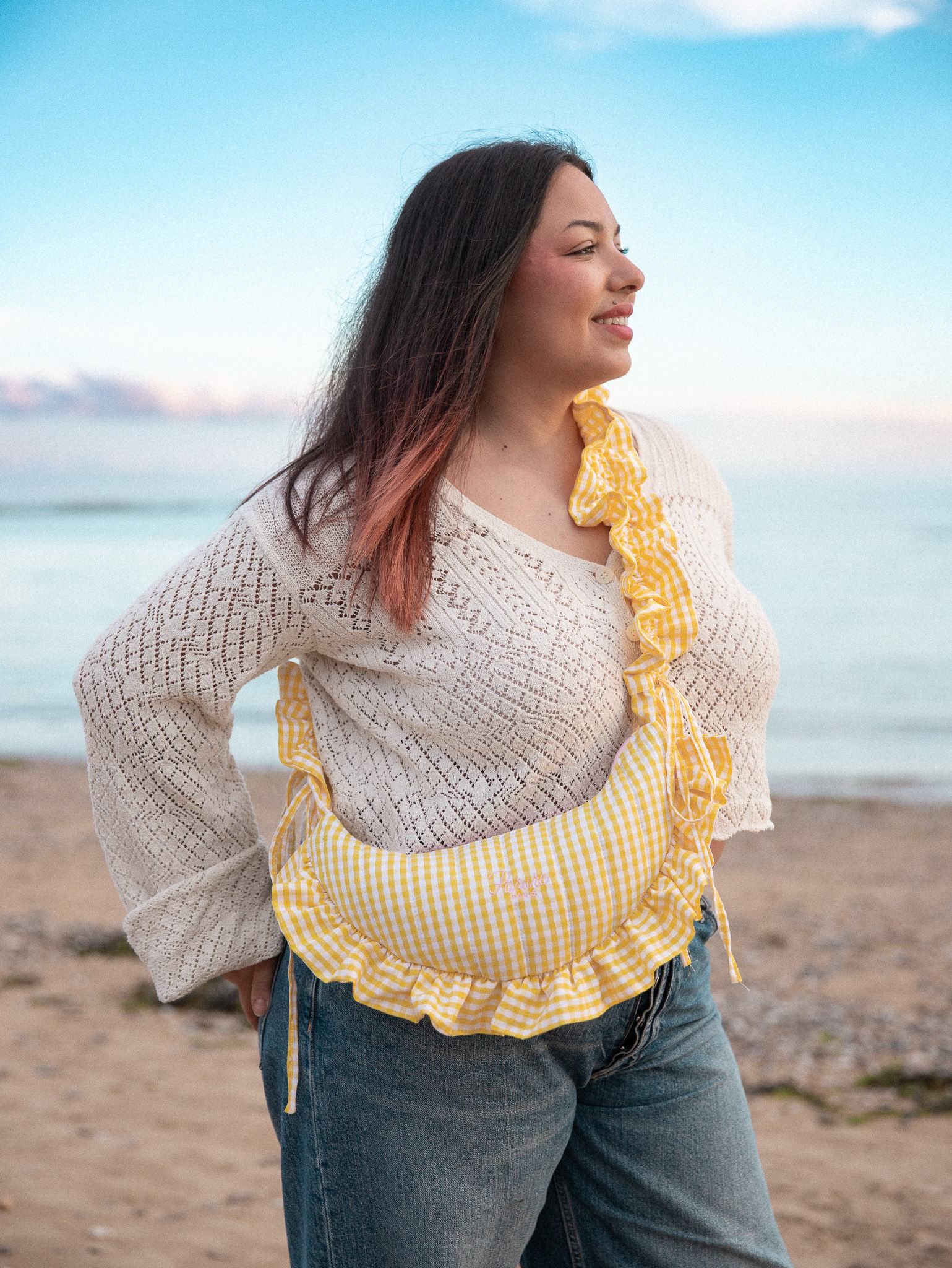 Le Petit Banane Vichy Jaune