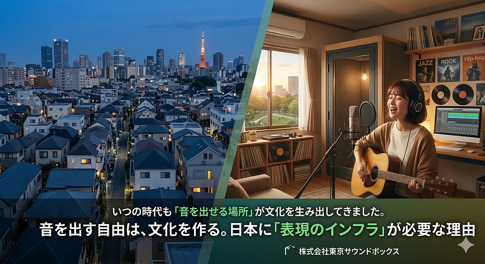 音を出す自由は文化を作る