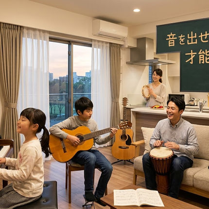音を出せる住まいが才能を育てる